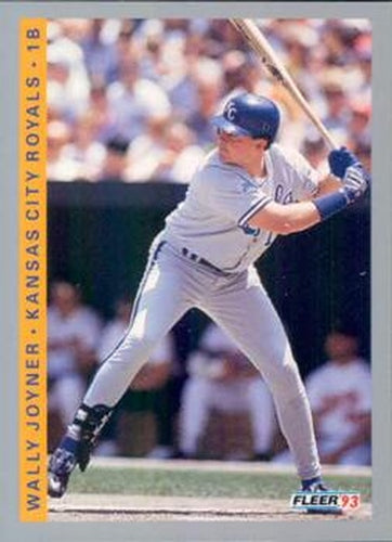 #239 Wally Joyner - Kansas City Royals - 1993 Fleer Baseball