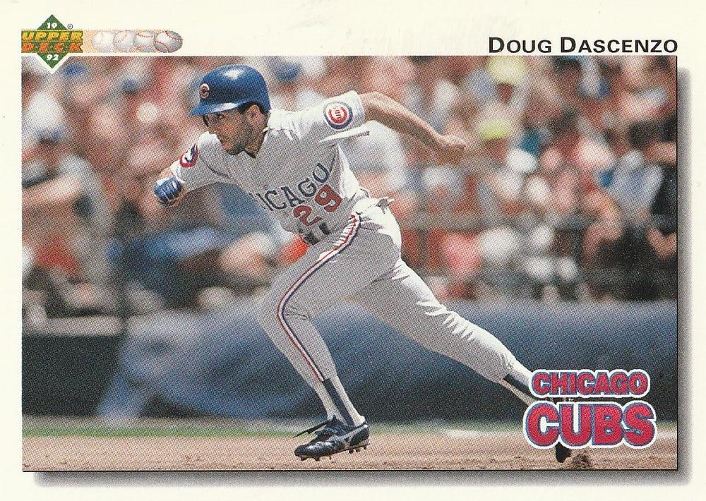 #239 Doug Dascenzo - Chicago Cubs - 1992 Upper Deck Baseball