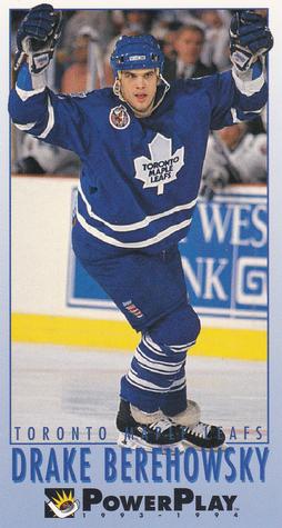 #239 Drake Berehowsky - Toronto Maple Leafs - 1993-94 Fleer PowerPlay Hockey
