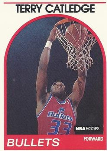 #239 Terry Catledge - Washington Bullets - 1989-90 Hoops Basketball
