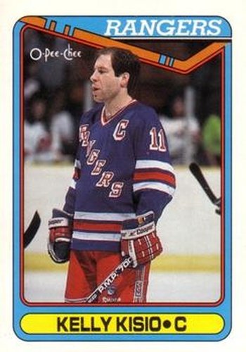 #239 Kelly Kisio - New York Rangers - 1990-91 O-Pee-Chee Hockey