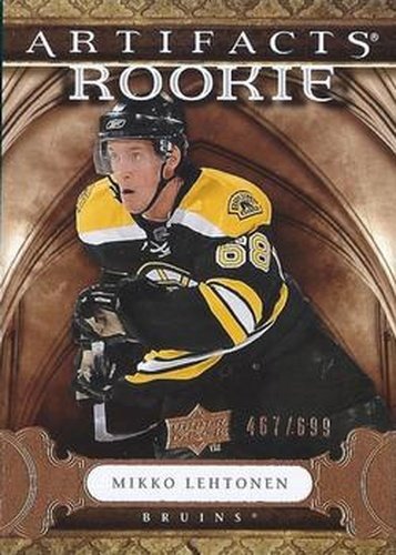 #239 Mikko Lehtonen - Boston Bruins - 2009-10 Upper Deck Artifacts Hockey
