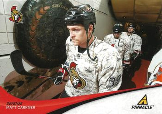 #239 Matt Carkner - Ottawa Senators - 2011-12 Panini Pinnacle Hockey
