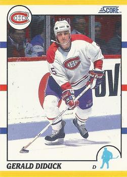 #23T Gerald Diduck - Montreal Canadiens - 1990-91 Score Rookie and Traded Hockey