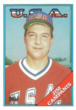 #23T Jim Campanis - USA - 1988 Topps Traded Baseball