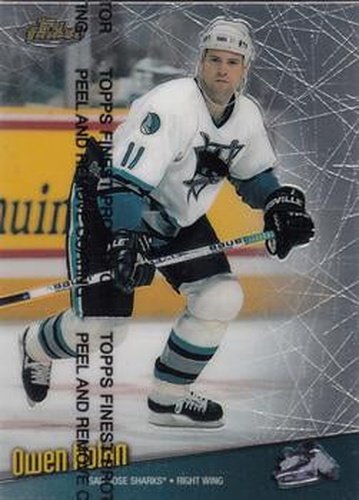 #23 Owen Nolan - San Jose Sharks - 1998-99 Finest Hockey