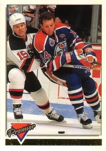 #23 Craig MacTavish - Edmonton Oilers - 1993-94 O-Pee-Chee Premier Hockey - Gold