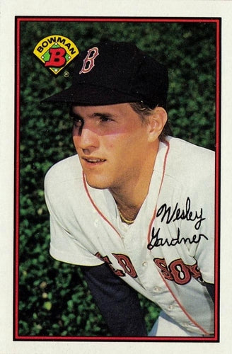 #23 Wes Gardner - Boston Red Sox - 1989 Bowman Baseball