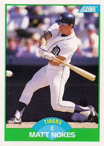 #23 Matt Nokes - Detroit Tigers - 1989 Score Baseball