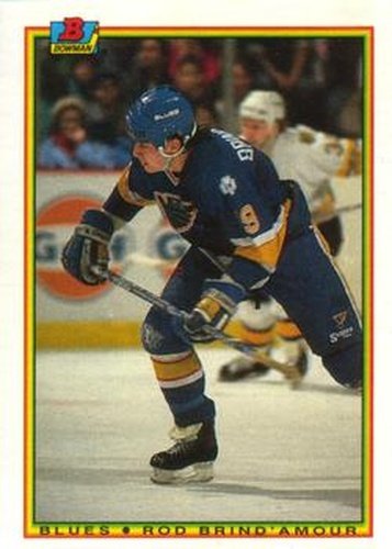 #23 Rod Brind'Amour - St. Louis Blues - 1990-91 Bowman Hockey