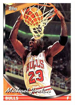 #23 Michael Jordan - Chicago Bulls - 1993-94 Topps Basketball