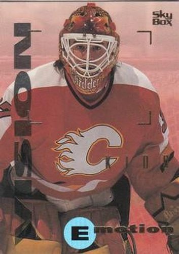 #23 Trevor Kidd - Calgary Flames - 1995-96 SkyBox E-Motion Hockey