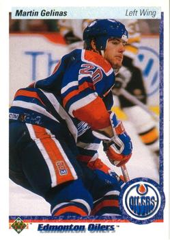 #23 Martin Gelinas - Edmonton Oilers - 1990-91 Upper Deck Hockey