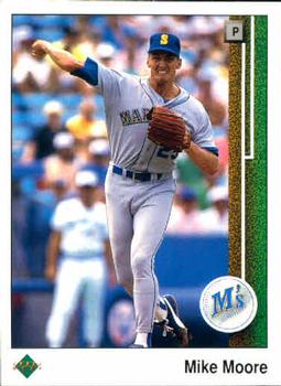 #123 Mike Moore - Seattle Mariners - 1989 Upper Deck Baseball