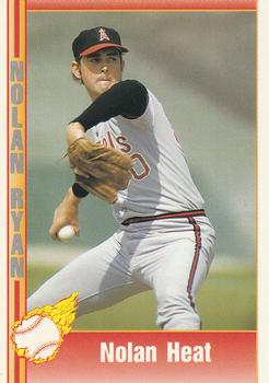 #23 Nolan Heat - California Angels - 1991 Pacific Nolan Ryan Texas Express I Baseball