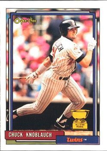 #23 Chuck Knoblauch - Minnesota Twins - 1992 O-Pee-Chee Baseball