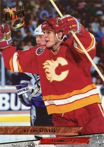 #23 Kevin Dahl - Calgary Flames - 1993-94 Ultra Hockey
