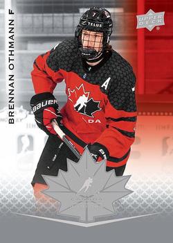 #23 Brennan Othmann - Canada - 2021-22 Upper Deck Team Canada Juniors Hockey