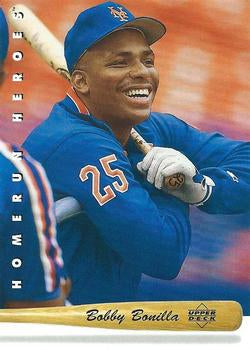 #HR23 Bobby Bonilla - New York Mets - 1993 Upper Deck Baseball - Home Run Heroes
