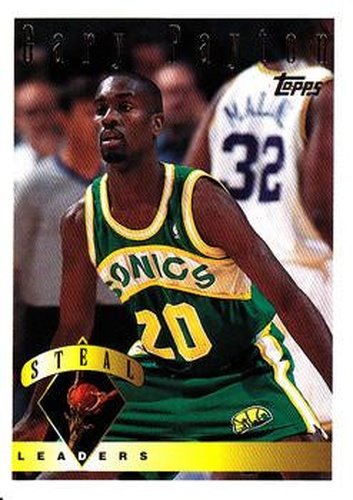 #23 Gary Payton - Seattle SuperSonics - 1995-96 Topps Basketball