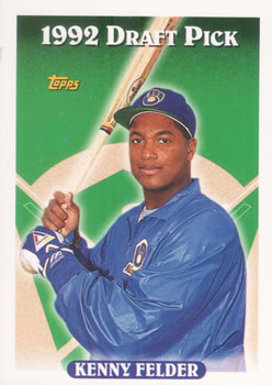 #723 Kenny Felder - Milwaukee Brewers - 1993 Topps Baseball