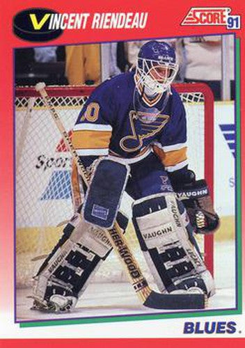 #23 Vincent Riendeau - St. Louis Blues - 1991-92 Score Canadian Hockey