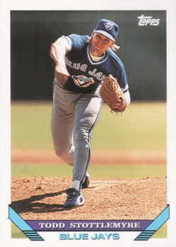 #23 Todd Stottlemyre - Toronto Blue Jays - 1993 Topps Baseball