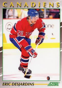 #23 Eric Desjardins - Montreal Canadiens - 1991-92 Score Young Superstars Hockey