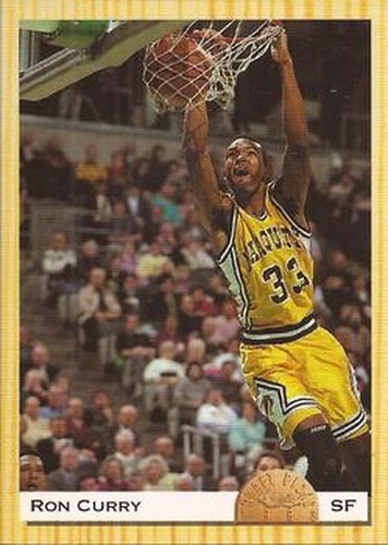 #23 Ron Curry - Marquette Golden Eagles - 1993 Classic Draft Picks Basketball