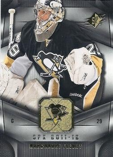 #23 Marc-Andre Fleury - Pittsburgh Penguins - 2011-12 SPx Hockey