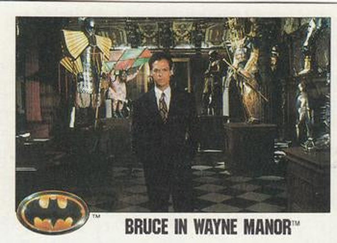 #23 Bruce in Wayne Manor - 1989 Topps Batman