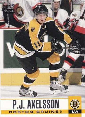 #23 P.J. Axelsson - Boston Bruins - 2003-04 Pacific Hockey