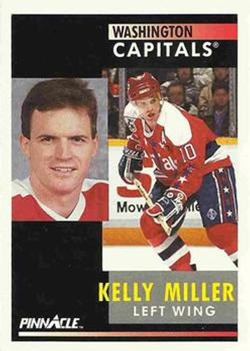 #23 Kelly Miller - Washington Capitals - 1991-92 Pinnacle Hockey