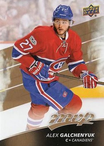 #23 Alex Galchenyuk - Montreal Canadiens - 2017-18 Upper Deck MVP Hockey