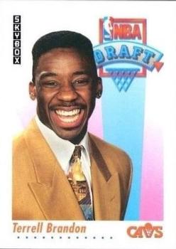 #523 Terrell Brandon - Cleveland Cavaliers - 1991-92 SkyBox Basketball