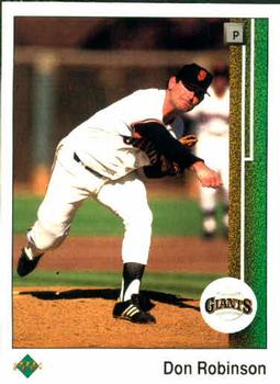 #523 Don Robinson - San Francisco Giants - 1989 Upper Deck Baseball