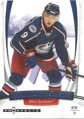 #23 David Vyborny - Columbus Blue Jackets - 2007-08 Fleer Hot Prospects Hockey
