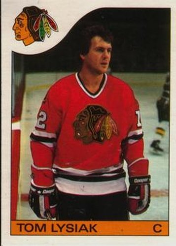 #23 Tom Lysiak - Chicago Blackhawks - 1985-86 O-Pee-Chee Hockey