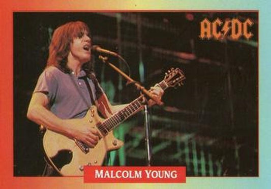 #23 Malcolm Young - 1991 Brockum Rock Cards