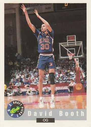 #23 David Booth - DePaul Blue Demons - 1992 Classic Draft Basketball