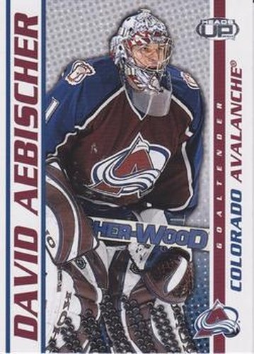 #23 David Aebischer - Colorado Avalanche - 2003-04 Pacific Heads Up Hockey