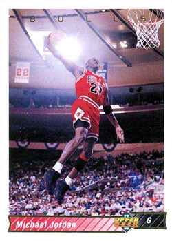 #23 Michael Jordan - Chicago Bulls - 1992-93 Upper Deck Basketball