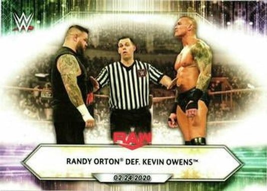 #23 Randy Orton def. Kevin Owens - 2021 Topps WWE Wrestling