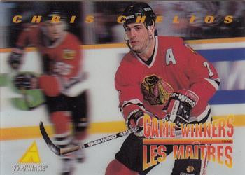 #McD-23 Chris Chelios - Chicago Blackhawks - 1995-96 Pinnacle McDonald's Game Winners Hockey