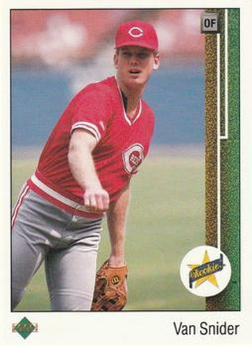 #23 Van Snider - Cincinnati Reds - 1989 Upper Deck Baseball