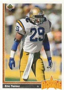 #23 Eric Turner - Cleveland Browns - 1991 Upper Deck Football