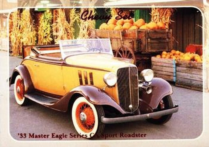 #23 33 Master Eagle Series CA Sport Roadster - 1992 Collect-A-Card Chevy