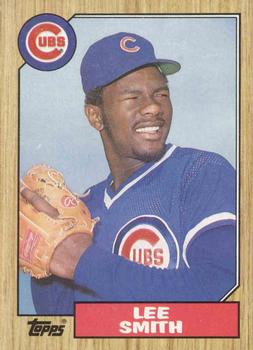 #23 Lee Smith - Chicago Cubs - 1987 Topps Baseball
