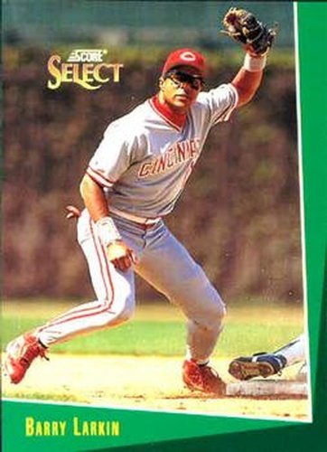 #23 Barry Larkin - Cincinnati Reds - 1993 Select Baseball