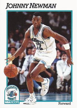 #23 Johnny Newman - Charlotte Hornets - 1991-92 Hoops Basketball